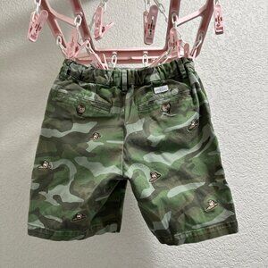 Vineyard Vines Boys Breaker Shorts Camo Surfing Dog Adjustable Waist Size 7